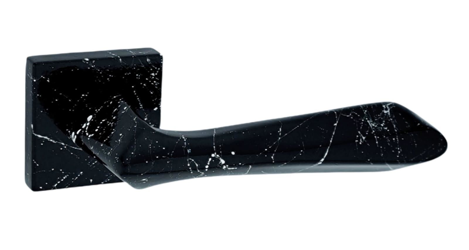 Yüksel Keops İtalyan Kare Rozetli Mermer Desen-Beyaz Wc Kolu