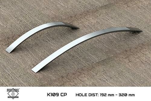 Profesyonel 670-K109 CP 320 mm Krom Kulp