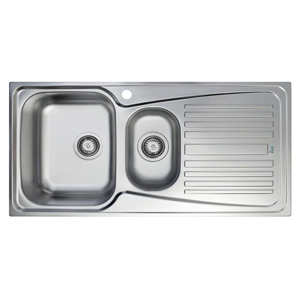TEKA İnfant 60 Çelik Evye 1,5 Gözlü Sol Damlalıklı 50x100