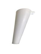 Mobilya Ayağı Konik Açılı Ayak 9 cm Beyaz Mesir