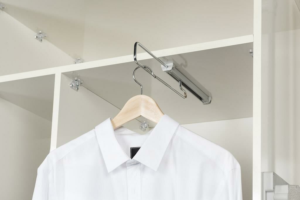 Starax Sürgülü Askılık Krom 40 cm S-6063-C